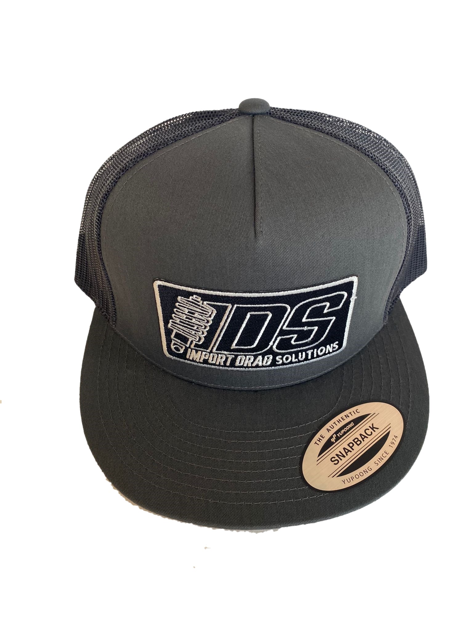 Grey / Black Flat Bill Hat