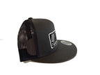 Grey / Black Flat Bill Hat