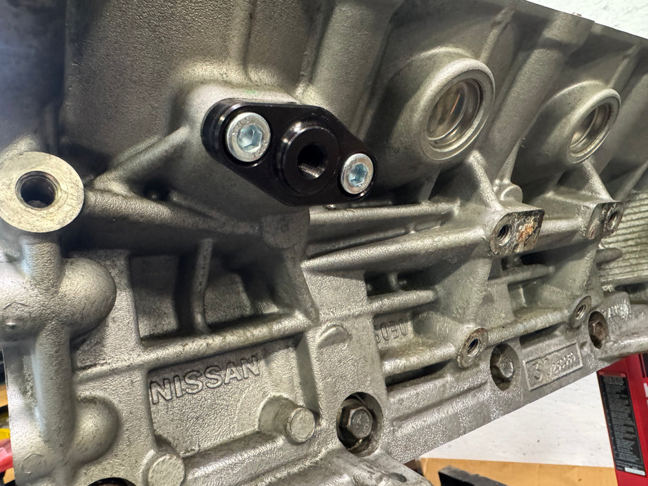 VK56 Coolant Block off Plate for factory oil cooler