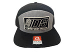 **NEW ** Grey / Black 7 Panel - Flat Bill