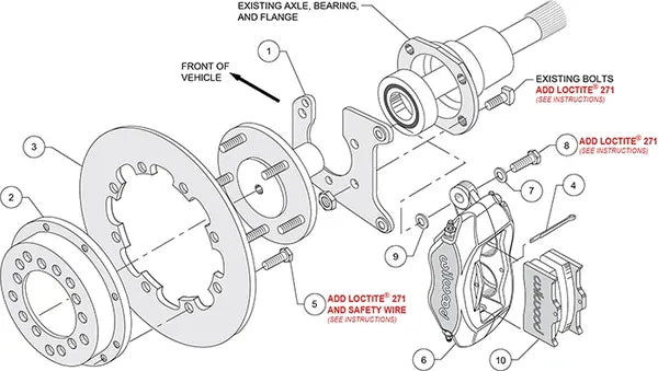Wilwood Rear Brakes - Late Big Ford